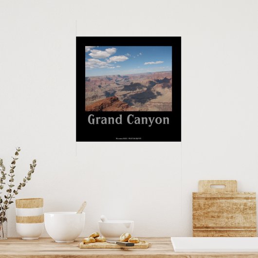 Belle affiche Grand Canyon ! (Cuisine)