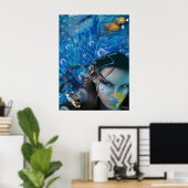 Belle affiche Mara Mermaid (Bureau à domicile)