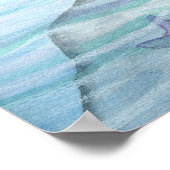 Belle affiche mère et bébé sirène (Coin)