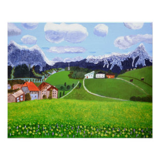 Belle affiche Norvège