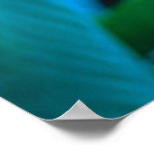 Belle affiche Oiseau du Paradis d'Hawaï (Coin)