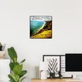 Belle affiche photo de Nouvelle-Zélande avec prove (Bureau à domicile)