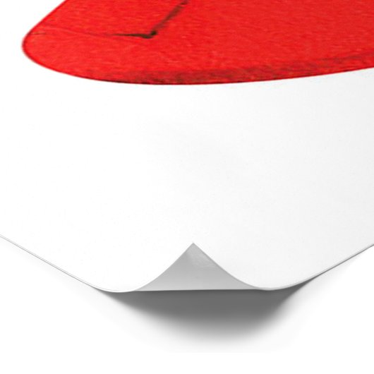 Belle affiche rétro de l'avion Valentine (Coin)