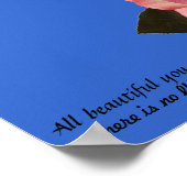 Belle affiche Rose (Coin)