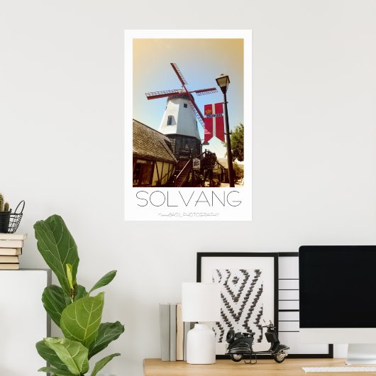 Belle affiche Solvang ! (Bureau à domicile)