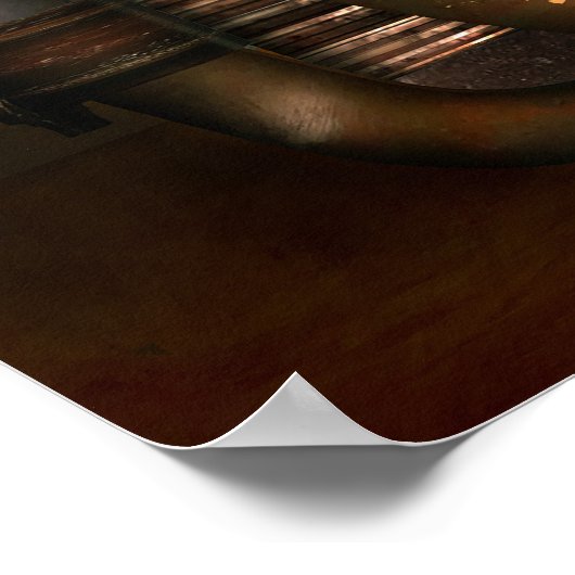 Belle affiche Steampunk (Coin)