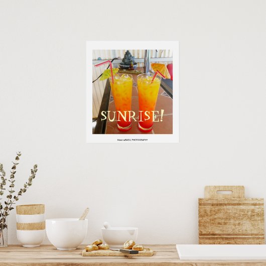 Belle affiche Sunrise ! (Cuisine)