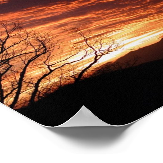 Belle affiche Sunrise Scenery (Coin)