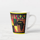 Belle Afrique Latte Mug (Droite)