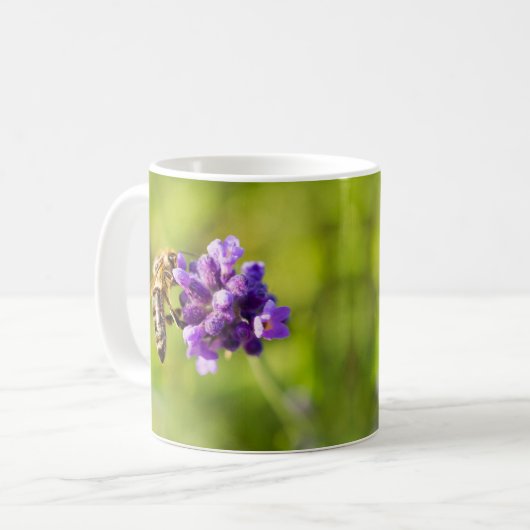 Belle alimentation Bee Coffee Mug (Devant gauche)