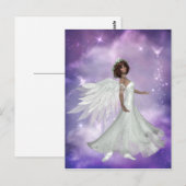 Belle Angel Design 3 carte postale (Devant / Derrière)