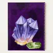 Belle aquarelle Améthyste Beryl Vert pourpre (Dos)