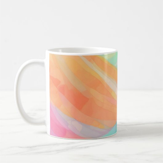Belle aquarelle Art Design tasse (Gauche)