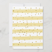 Belle Aquarelle Baby shower Fleur Invitation (Dos)