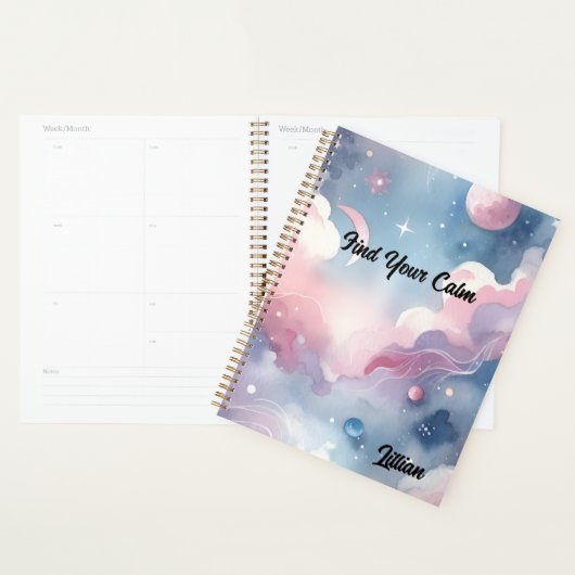 Belle aquarelle céleste (Devant avec enveloppe)