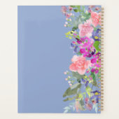 Belle aquarelle Floral Christian Planner (Dos)