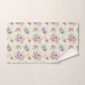 Belle aquarelle Florale Jardin Serviette Ensemble (Serviette à main)