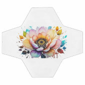Belle aquarelle Flower (Plat)