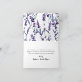 Belle Aquarelle Lilac Élégant Merci d'été (Intérieur)