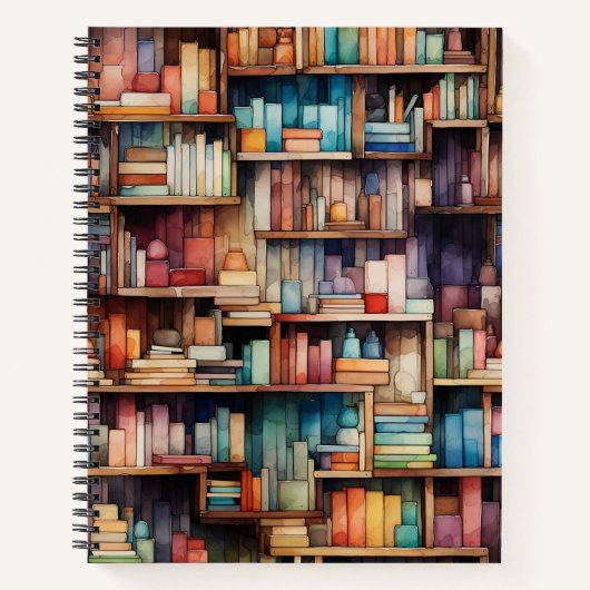 Belle aquarelle Livres Bibliothèque Livres (Devant)