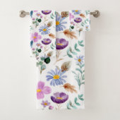 Belle aquarelle oeuvre d'art look féminin blanc (En situation)