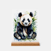 Belle aquarelle Panda Bear (Recto)