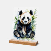 Belle aquarelle Panda Bear (Angle)