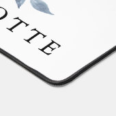 Belle Aquarelle Rose Floral Avec Nom (Coin)