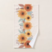 belle aquarelle tournesol (Serviette à main)