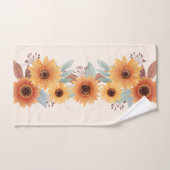 belle aquarelle tournesol (Serviette à main)