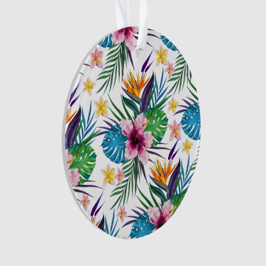 Belle aquarelle tropicale à peinture florale (devant)