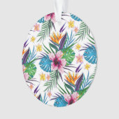 Belle aquarelle tropicale à peinture florale (devant)