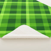 Belle Arbre Vert Plaid Petite couverture Sherpa (3/4)