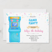 Belle arcade party Invitation (Devant)
