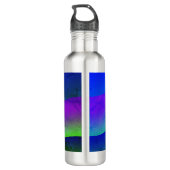 Belle Art Moderne Vague Design Bouteille d'eau (Dos)