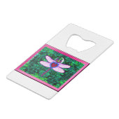 Belle Artwor encadrée "Crackel Framed Dragonfly" (Dos Angle)