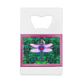 Belle Artwor encadrée "Crackel Framed Dragonfly" (Dos)