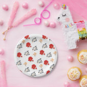 Belle assiette en papier (Fête)
