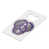 Belle bague de la Trinité chrétienne avec croix (Dos Angle)