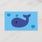 Belle baleine Carte de visite (Dos)