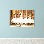 Belle Ballerinas Ballet Art Toile Enveloppée (Insitu (Plancher de Bois))