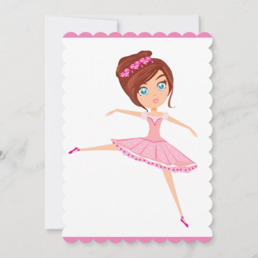 Belle ballerine Invitation (Devant)