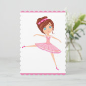 Belle ballerine Invitation (Debout devant)