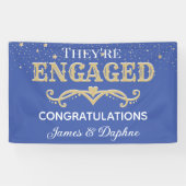 Belle bannière de fiançailles SUR MESURE (Horizontal)