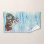 Belle barrière de corail en voie de disparition (Serviette à main)