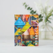 Belle Beauté Colorée De Marrakech Carte Postale (Debout devant)