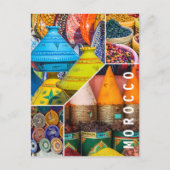 Belle Beauté Colorée De Marrakech Carte Postale (Devant)