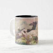 Belle Bébé Chèvres Mug (Devant gauche)