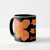 Belle Begonia Mug personnalisable (Devant gauche)