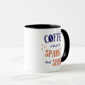Belle Belle Citation De Café Mug (Devant droit)